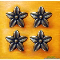 Lot Von 4 Stück Vintage Kirschblüten Antike Schranktür Massiv Messing Knauf Schubladengriff Zieht von ArtsofBrass