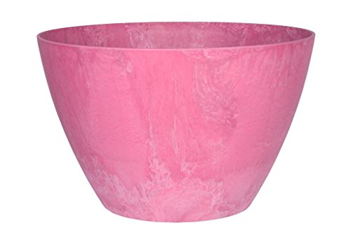 Artstone Mini-Teich Ella, frostbeständig und leichtgewichtig, 40 x 25 cm, rosa von Artstone