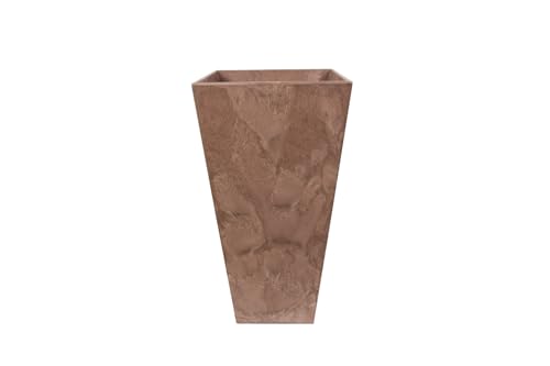 Artstone - Vase Ella - Oak - 26x49 - Für den Innen- und Außeneinsatz - Mit Drainagesystem von Artstone