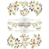 Kostenloser Versand Re-Design Dekor Farbiger Transfer - Gemalte Blumen 22 "x 34" Prima Kostenloser Versand Re-Design Dekor Farbiger Transfer - Gemalte Blumen 22 "x 34" Prima von ArtsyCraftyEmporium