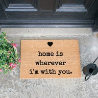 Die Matte Aus Kokosnussholz Ist Rutschfest Und Nur Für Den Eingangsbereich Geeignet | 60 cm X 40 cm von Artsydoormats