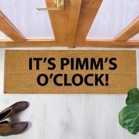 Es Ist Pimms O'clock Doppeltürmatte von Artsydoormats
