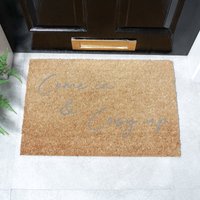 Graue Gemütliche Fußmatte - Lustige Willkommensmatte Einweihungsgeschenk Lustiges Geschenk Neues Zuhause Abschlussgeschenk Innen-/Außen-Fußmatte Graue Gemütliche Fußmatte - Lustige Willkommensmatte Einweihungsgeschenk Lustiges Geschenk Neues Zuhause Abschlussgeschenk Innen-/Außen-Fußmatte von Artsydoormats