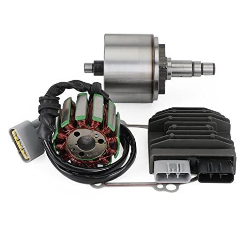 Artudatech Generator Ladespule Schwungrad Set für Yamaha R1/R1S Stator Flywheel Rotor Rectifier Gasket für Yamaha FZ1 FZ8 04-15 2SH-81450-00 Stator Schwungradrotorgleichrichter Dichtung von Artudatech