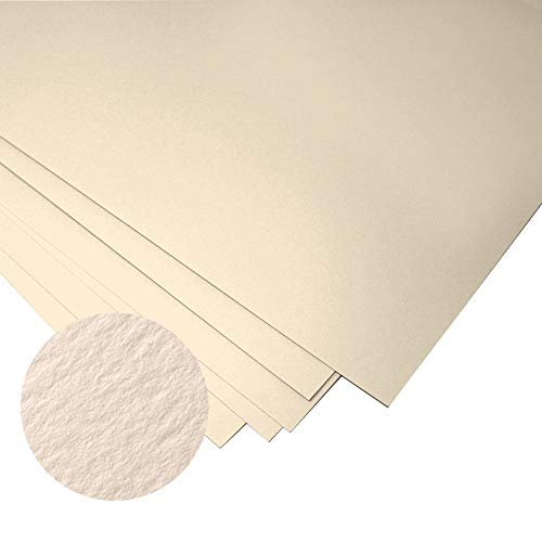FABRIANO Unica Papier (creme) für Druckgrafik - 250 gsm - 10 Blatt 50 x 70 cm Papier von ARTWAY