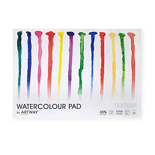 Artway '35' - Aquarellblock - 300 g/m² - 35 % Baumwollanteil - Weiß - A3 von ARTWAY