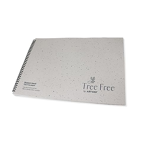 Artway Tree Free Skizzenbuch, Baumwolle, A3, 250 g/m², 20 Blatt/40 Seiten von ARTWAY