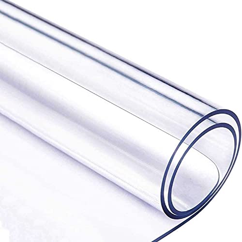 Artwelt Tischdecke Transparent Tischfolie 2.0 mm Glasklar Weiche Folie Wasserdicht Abwaschbar Tischschutz Folie Wunschmaß Tischschutzfolie |Premium Qualität Made in Germany| (120cm X 80cm) von Artwelt