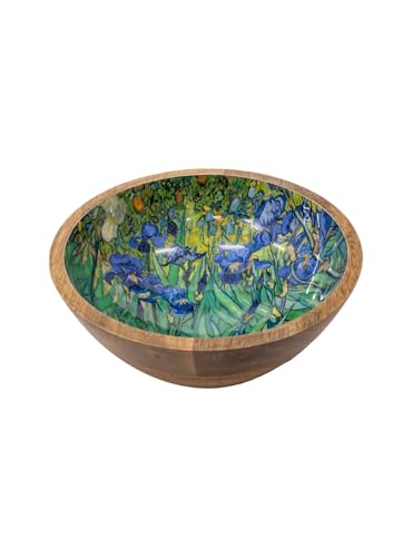 Arty Van Gogh Iris Holzschale von Arty