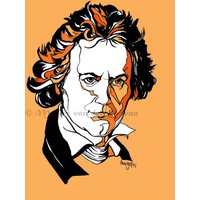 Richard Wagner Kunstdruck Komponisten Portrait, Geschenk Für Musikliebhaber Richard Wagner Kunstdruck Komponisten Portrait, Geschenk Für Musikliebhaber von ArtyMargit