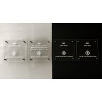 Personalisiertes Zeichen - Büroschild Firmenschild Namensschild Custom Acrylglas Schild von ArtzoneSigns