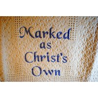 Baby-Taufe-Decke - Markiert Als Christi Taufe Decke Für Baby Junge Oder Mädchen Bestickt Erbstück von ArtzyEmbroideryKids