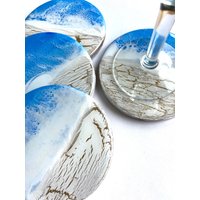 Ocean Untersetzer Set Maritime Dekoration von ArtzyVibes