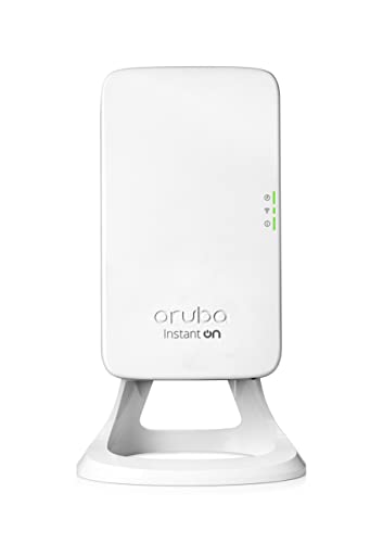 Aruba Instant On AP11D 2x2 Wi-Fi 5 Access Point mit Uplink und 3 lokalen Ports | RW Rest-of-World-Modell | Netzteil mit EU-Kabel im Lieferumfang enthalten (R3J26A) von Aruba a Hewlett Packard Enterprise company