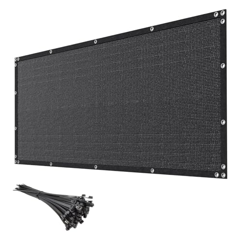 Aruobru Schattiergewebe 1,52x15,2m HDPE Schattiernetz 170 g/m² Sichtschutz Wetterfest Zaunblende Blickdichte Windschutz und UV-Schutz für Balkongeländer Aruobru Schattiergewebe 1,52x15,2m HDPE Schattiernetz 170 g/m² Sichtschutz Wetterfest Zaunblende Blickdichte Windschutz und UV-Schutz für Balkongeländer von Aruobru