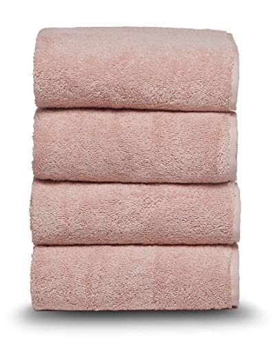 Arus Classic Towel Handtuch 100% türkische Baumwolle Hotel Spa Handtuch Powder Pink 4er Set von Arus