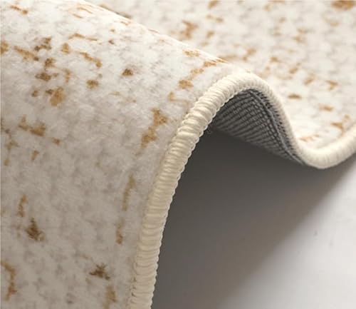 Arvella Rug Teppich Wohnzimmer Große 180 x 200 cm, Schlafzimmer Kurzflor Teppich, Anti-Rutsch und Waschbar für Küche, Esszimmer Retro Ethnisches Braun von Arvella Rug