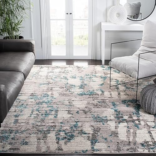 Arvella Rug Teppich Wohnzimmer Waschbar 90 x 150 cm, Kurzflor rutschfest, ideal für Schlafzimmer, Küche, Flur und Home-Office Moderne Abstrakte Tinte Stil Blau Arvella Rug Teppich Wohnzimmer Waschbar 90 x 150 cm, Kurzflor rutschfest, ideal für Schlafzimmer, Küche, Flur und Home-Office Moderne Abstrakte Tinte Stil Blau von Arvella Rug