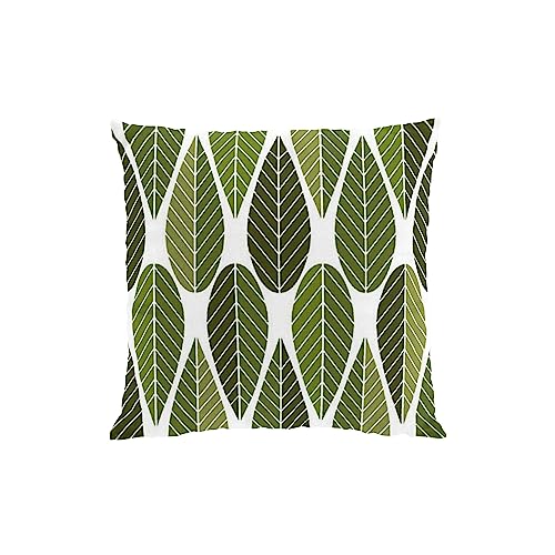 Arvidssons Textil Blader Grün Kissenbezug 47x47 cm Arvidssons Textil Blader Grün Kissenbezug 47x47 cm von Arvidssons Textil