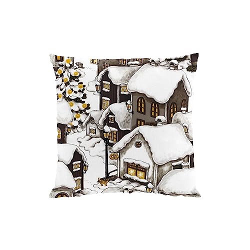 Arvidssons Textil Lyckeby Braun Kissenbezug 43x43 cm von Arvidssons Textil