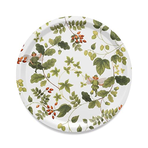 Arvidssons Textil Skogsälvan Grün Tablett Ø 31 cm von Arvidssons Textil
