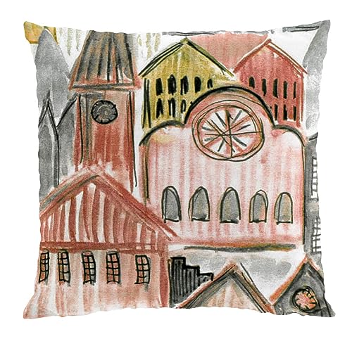 Arvidssons Textil Village Multi Kissenbezug 50x50 cm von Arvidssons Textil