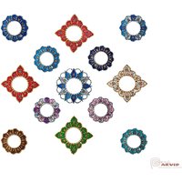 Especial Set De Espejos Trabajados En Madera - Artesania Hecha Ein Mano - Espejo Forme Variada Y Colores Surtidos von Arvip