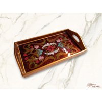 Set 2 Azafate Rechteckig, "Firenze" , Bandeja De Madera Con Asa, Azafates Decorativos Trabajados En Peru Temática." von Arvip
