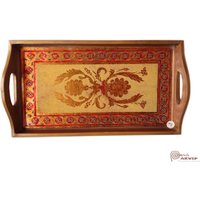 "Set 2 Azafate Rechteckig, "Ornamento Floral Dorado" , Bandeja De Madera Con Asa, Azafates Decorativos Trabajados En Perú." "Set 2 Azafate Rechteckig, "Ornamento Floral Dorado" , Bandeja De Madera Con Asa, Azafates Decorativos Trabajados En Perú." von Arvip