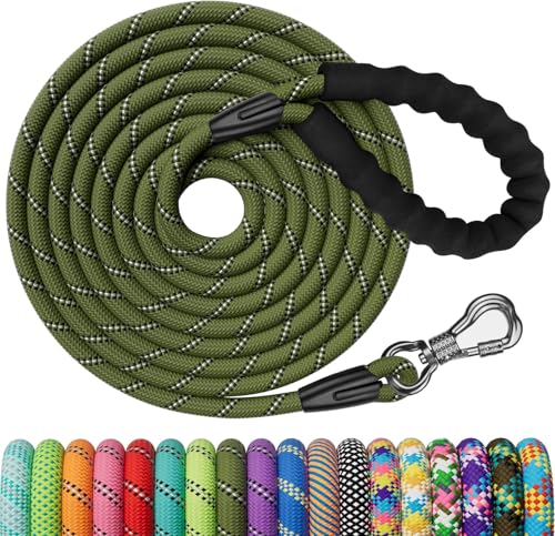 Arvoni Hundeleine Große Hunde, 3m Führleine Verstellbar mit Bequemen Gepolsterten Griff, Hundeleinen Solide, Retrieverleine Kein Halsband Erforderlich mit Reflektierend, für Hundespaziergänge von Arvoni
