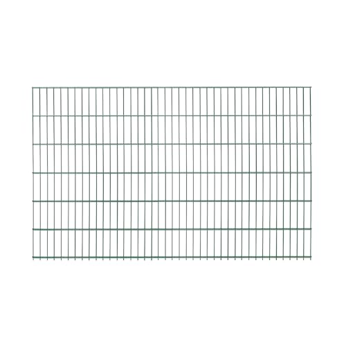 21x Doppelstabmatten (42 Meter) | Höhe 123 cm | Grün | verzinkt & pulverbeschichtet | UV- und witterungsbeständig | Gitterstabmatten in Industriequalität von Arvotec