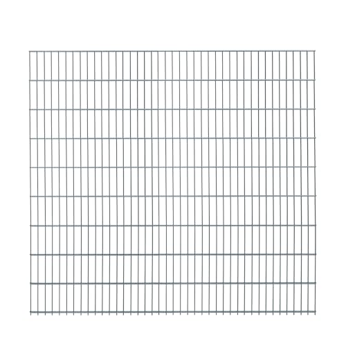 21x Doppelstabmatten (42 Meter) | Höhe 183 cm | Anthrazit | verzinkt & pulverbeschichtet | UV- und witterungsbeständig | Gitterstabmatten in Industriequalität von Arvotec