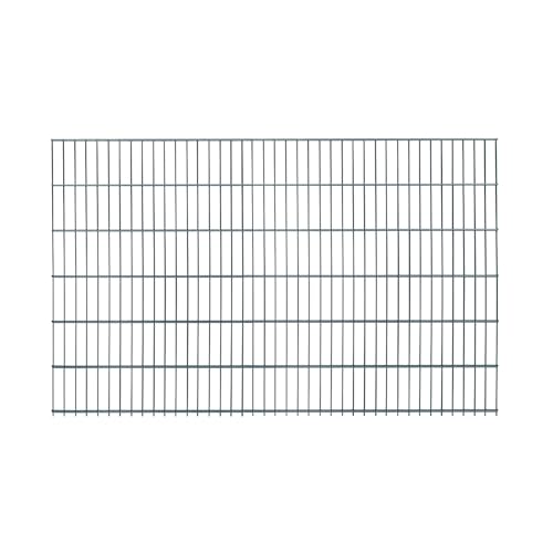 8x Doppelstabmatten (16 Meter) | Höhe 123 cm | Anthrazit | verzinkt & pulverbeschichtet | UV- und witterungsbeständig | Gitterstabmatten in Industriequalität von Arvotec