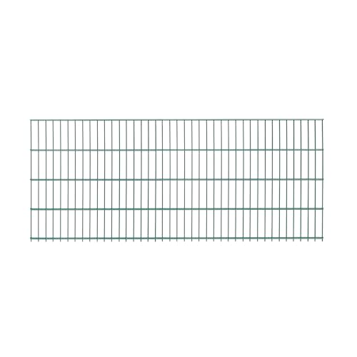 8x Doppelstabmatten (16 Meter) | Höhe 83 cm | Grün | verzinkt & pulverbeschichtet | UV- und witterungsbeständig | Gitterstabmatten in Industriequalität von Arvotec