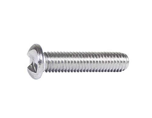 Arvotec 10x Sicherungsschrauben für Stabmattenzaun/Doppelstabmattenzaun - Halbrundkopf A2 M8 x 35 mm, Einwegschrauben zur Diebstahlsicherung von Arvotec