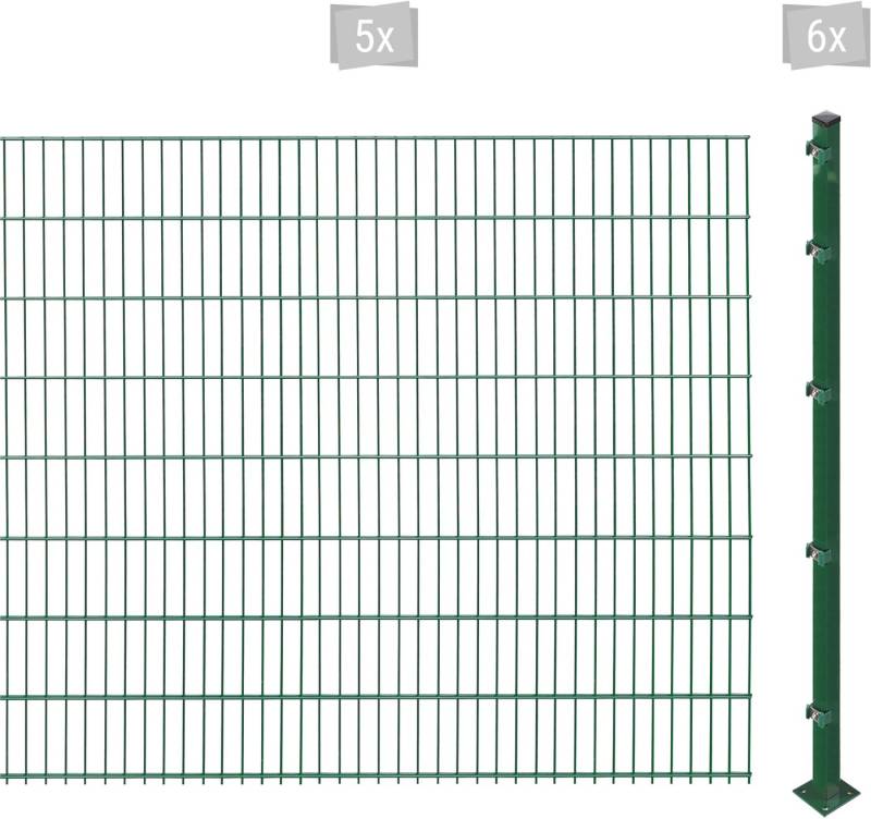 Arvotec Doppelstabmattenzaun ESSENTIAL 163 zum Aufschrauben, (Set), Zaunhöhe 163 cm, Zaunlänge 2 - 60 m von Arvotec