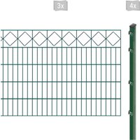 Arvotec Doppelstabmattenzaun "EXCLUSIVE 100 zum Einbetonieren "Karo" mit Zierleiste" Zaunhöhe 100 cm, Zaunlänge 2 - 60 m Arvotec Doppelstabmattenzaun "EXCLUSIVE 100 zum Einbetonieren "Karo" mit Zierleiste" Zaunhöhe 100 cm, Zaunlänge 2 - 60 m von Arvotec