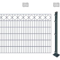 Arvotec Doppelstabmattenzaun "EASY 120 zum Aufschrauben "Karo" mit Zierleiste" Zaunhöhe 120 cm, Zaunlänge 2 - 60 m Arvotec Doppelstabmattenzaun "EASY 120 zum Aufschrauben "Karo" mit Zierleiste" Zaunhöhe 120 cm, Zaunlänge 2 - 60 m von Arvotec
