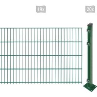 Arvotec Doppelstabmattenzaun "EASY 83 zum Aufschrauben", Zaunhöhe 83 cm, Zaunlänge 2 - 60 m von Arvotec