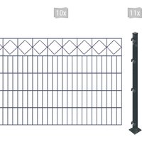 Arvotec Doppelstabmattenzaun "ESSENTIAL 100 zum Aufschrauben "Karo" mit Zierleiste" Zaunhöhe 100 cm, Zaunlänge 2 - 60 m Arvotec Doppelstabmattenzaun "ESSENTIAL 100 zum Aufschrauben "Karo" mit Zierleiste" Zaunhöhe 100 cm, Zaunlänge 2 - 60 m von Arvotec