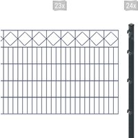 Arvotec Doppelstabmattenzaun "ESSENTIAL 100 zum Einbetonieren "Karo" mit Zierleiste" Zaunhöhe 100 cm, Zaunlänge 2 - 60 m Arvotec Doppelstabmattenzaun "ESSENTIAL 100 zum Einbetonieren "Karo" mit Zierleiste" Zaunhöhe 100 cm, Zaunlänge 2 - 60 m von Arvotec