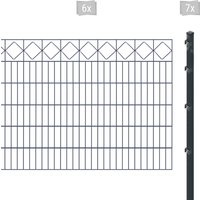 Arvotec Doppelstabmattenzaun "ESSENTIAL 120 zum Einbetonieren "Karo" mit Zierleiste" Zaunhöhe 120 cm, Zaunlänge 2 - 60 m Arvotec Doppelstabmattenzaun "ESSENTIAL 120 zum Einbetonieren "Karo" mit Zierleiste" Zaunhöhe 120 cm, Zaunlänge 2 - 60 m von Arvotec