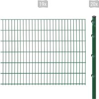Arvotec Doppelstabmattenzaun "ESSENTIAL 123 zum Einbetonieren" Zaunhöhe 123 cm, Zaunlänge 2 - 60 m von Arvotec
