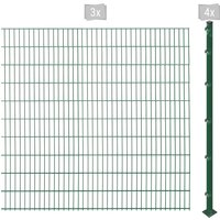 Arvotec Doppelstabmattenzaun "ESSENTIAL 203 zum Aufschrauben", Zaunhöhe 203 cm, Zaunlänge 2 - 60 m von Arvotec