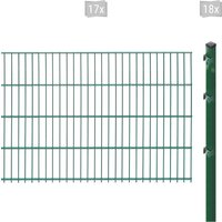 Arvotec Doppelstabmattenzaun "ESSENTIAL 83 zum Einbetonieren", Zaunhöhe 83 cm, Zaunlänge 2 - 60 m von Arvotec