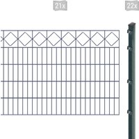 Arvotec Doppelstabmattenzaun "EXCLUSIVE 100 zum Einbetonieren "Karo" mit Zierleiste" Zaunhöhe 100 cm, Zaunlänge 2 - 60 m Arvotec Doppelstabmattenzaun "EXCLUSIVE 100 zum Einbetonieren "Karo" mit Zierleiste" Zaunhöhe 100 cm, Zaunlänge 2 - 60 m von Arvotec