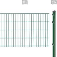 Arvotec Doppelstabmattenzaun "EXCLUSIVE 83 zum Einbetonieren", Zaunhöhe 83 cm, Zaunlänge 2 - 60 m von Arvotec