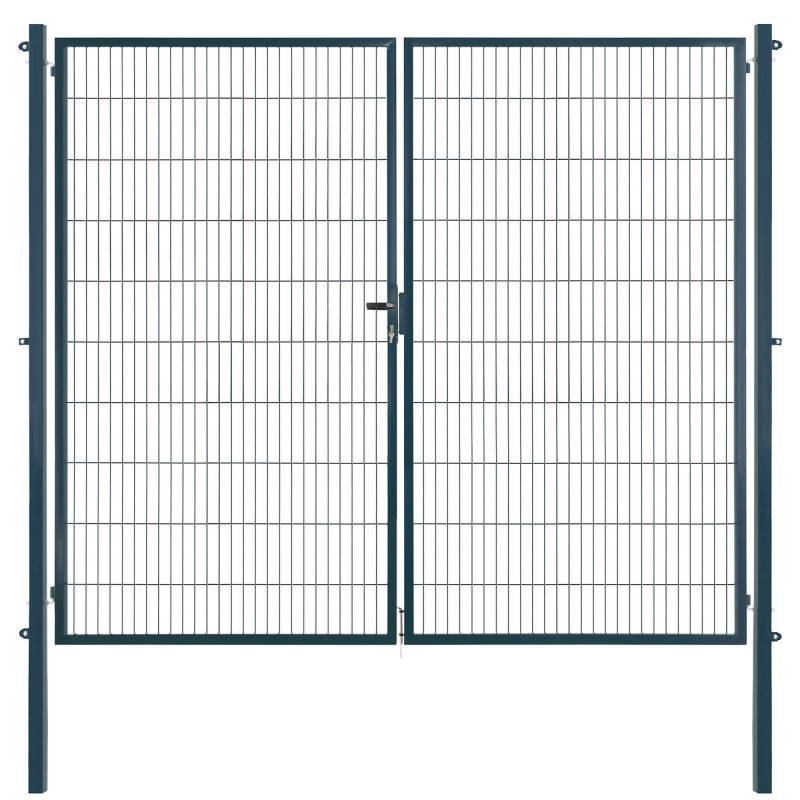 Arvotec Doppeltor 'Essential' anthrazit 300 x 200 cm, mit Zaunanschluss von Arvotec