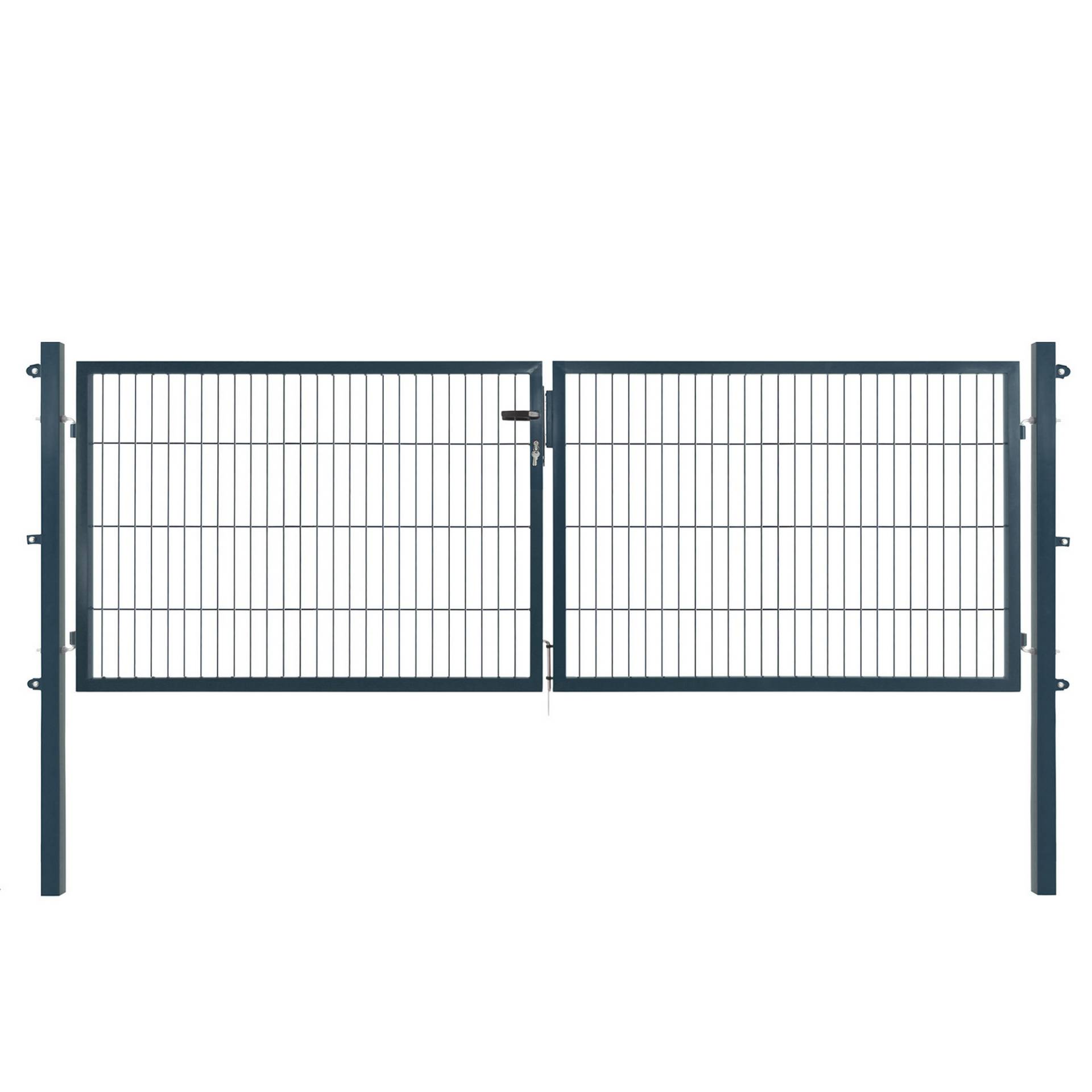 Arvotec Doppeltor 'Essential' anthrazit 300 x 80 cm, mit Zaunanschluss von Arvotec