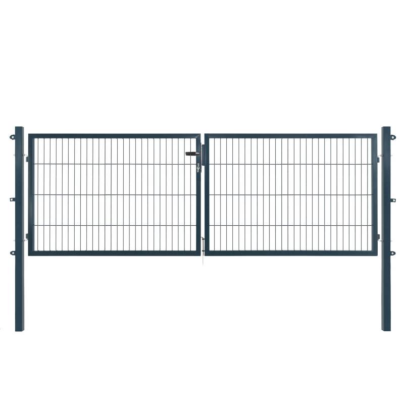 Arvotec Doppeltor 'Essential' anthrazit 300 x 80 cm, mit Zaunanschluss Arvotec Doppeltor 'Essential' anthrazit 300 x 80 cm, mit Zaunanschluss von Arvotec